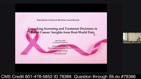 Thumbnail for Unpacking Treatment Decisions in Breast Cancer: Insight from Real World Data