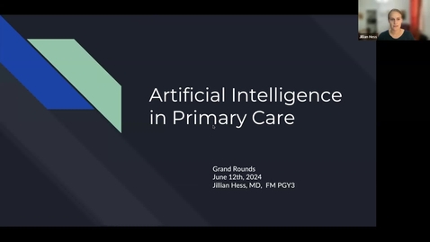 Thumbnail for Artificial Intelligence in Primary Care