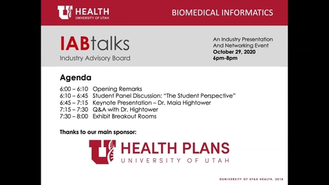 Thumbnail for entry IABtalks – Sponsored by: University of Utah Health Plans
