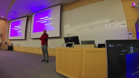 Thumbnail for Orthopaedics: Our History as a Profession and a Department