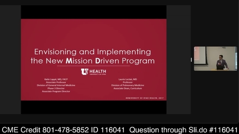 Thumbnail for Envisioning and Implementing the New Mission Driven Program