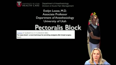 Thumbnail for Pectoralis Block - Loose