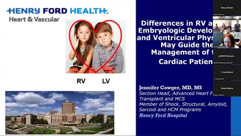 Thumbnail for Appreciating the differences in RV &amp; LV embryologic development &amp; ventricular physiology for guiding the management of the cardiac patient