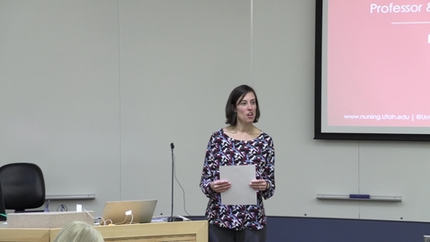 Thumbnail for Interdisciplinary research opportunities w/ the college of nursing