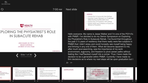 Thumbnail for PM&amp;R Grand Rounds 12.1.21