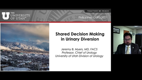 Thumbnail for entry Urinary Diversion - Grand Rounds 2021