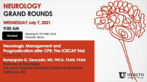 Thumbnail for Neurologic Management and Prognostication after CPR: The ICECAP Trial