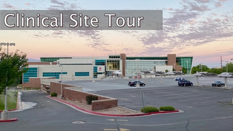 Thumbnail for entry Clinical Site Tour