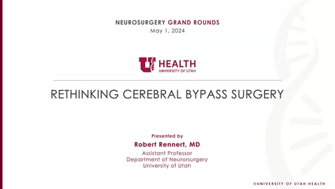 Thumbnail for Rethinking Cerebral Bypass Surgery