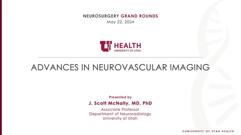 Thumbnail for Advances in Neurovascular Imaging