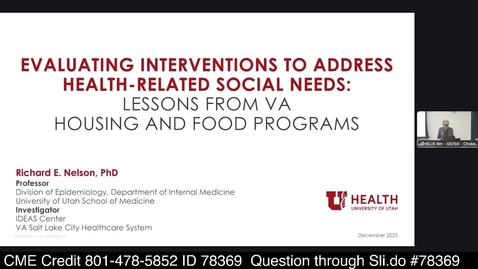 Thumbnail for Evaluating Interventions to Address Health-Related Social Needs: Lessons from VA Housing and Food Programs