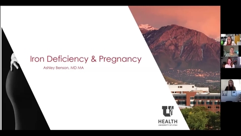 Thumbnail for Iron deficiency &amp; pregnancy