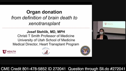 Thumbnail for Organ Donation – From Definition of Brain Death to Xenotransplant
