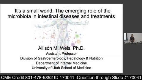 Thumbnail for It's a Small World: The Emerging Role of the Microbiota in Intestinal Diseases and Treatments