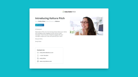 Thumbnail for Introducing Kaltura Pitch
