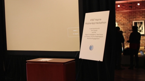 Thumbnail for AT&amp;T Aspire Mobile App Hackathon Highlights
