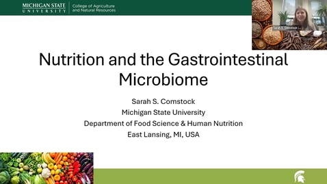 Thumbnail for Nutrition and the Gastrointestinal Microbiome - December 9, 2025