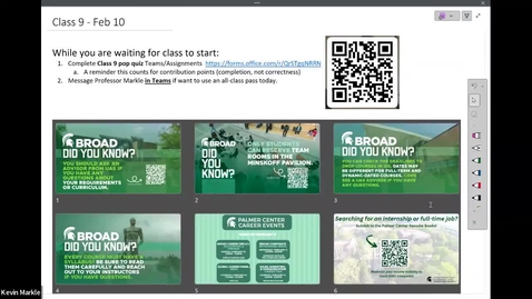 Thumbnail for Class 9 - Feb 10