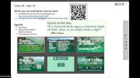 Thumbnail for Class 19 - March 24