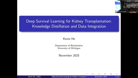 Thumbnail for Colloquium - Kevin He - November 20, 2025