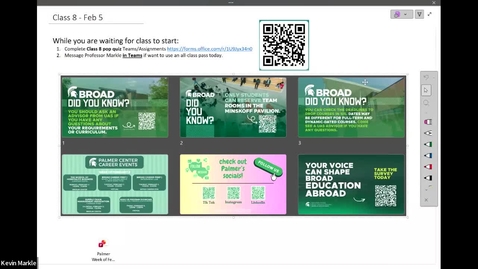 Thumbnail for Class 8 - Feb 5