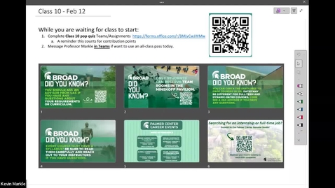 Thumbnail for Class 10 - Feb 12