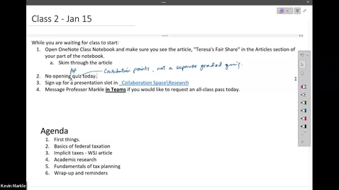 Thumbnail for Class 2 - Jan 15