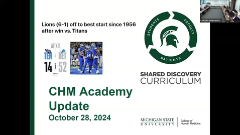 Thumbnail for CHM Academy Fellow Development 10/28/2024