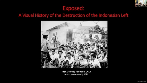 Thumbnail for Book Talk: EXPOSED - A Visual History of the Destruction of the Indonesian Left