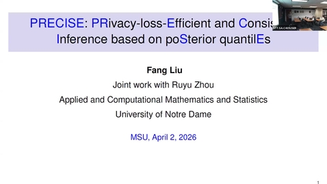 Thumbnail for Colloquium - Fang Liu - April 02, 2026