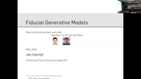 Thumbnail for Colloquium - Jan Hannig - February 05, 2026