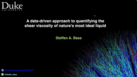 Thumbnail for Nuclear Science Seminar - Steffen Bass