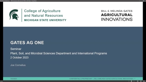 Thumbnail for PSM/HRT Fall Seminar Series 2023 - Dr. Joe Cornelius