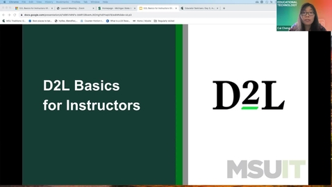 Thumbnail for D2L Basics for Instructors