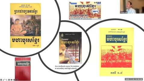 Thumbnail for Book Talk, "Epistemology of the Past: Epistemology of the Past: Texts, History, and Intellectuals of Cambodia, 1855–1970"