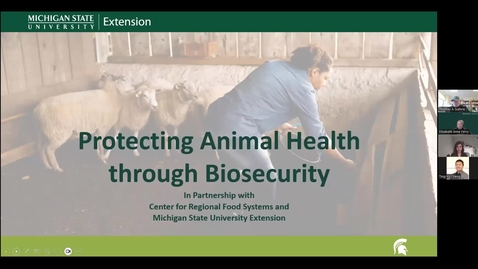 Thumbnail for Healthy Animals, Strong Farms - Biosecurity Training Webinar
