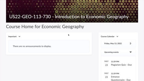 Thumbnail for GEO113: Assignment Tutorial (US22)