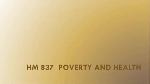 Thumbnail for 10.2 Inequalities and Health