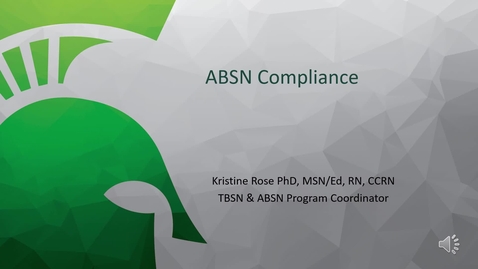 Thumbnail for ABSN Compliance