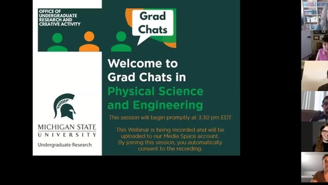 Thumbnail for Grad Chats in the Physical Sciences and Engineering