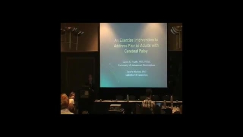 Thumbnail for "An exercise intervention to address pain in adults with cerebral palsy"