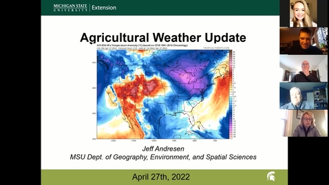 Thumbnail for Agricultural weather forecast for April 27, 2022