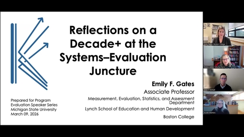 Thumbnail for Reflections on a Decade+ at the Systems-Evaluation Juncture