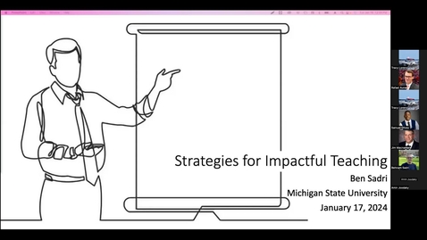 Thumbnail for Dr. Ben SADRI - Teaching Seminar