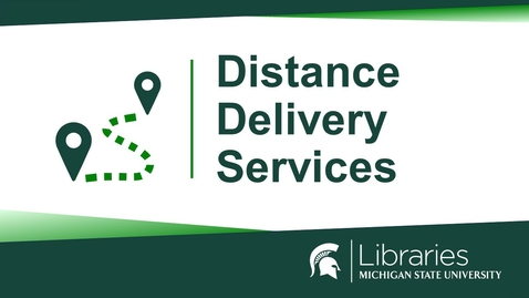 Thumbnail for Distance Delivery Services