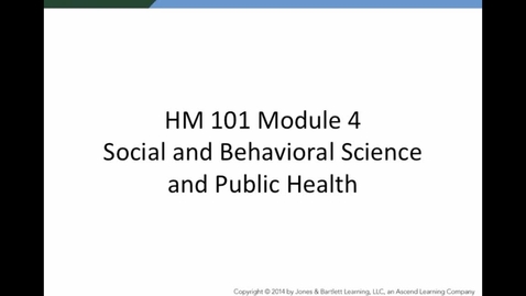 Thumbnail for HM 101 Module 4 Powerpoint Lecture