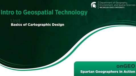 Thumbnail for onGEO-IGT: VIDEO: Basics of Cartographic Design