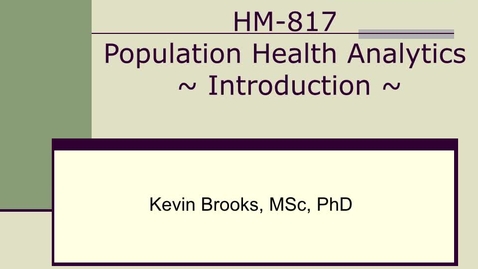 Thumbnail for HM817 Introduction