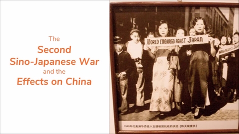 Thumbnail for ISS330B - Section 003 - The Second Sino-Japanese War