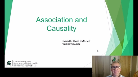 Thumbnail for PH 803 Module 6 Association and Causality